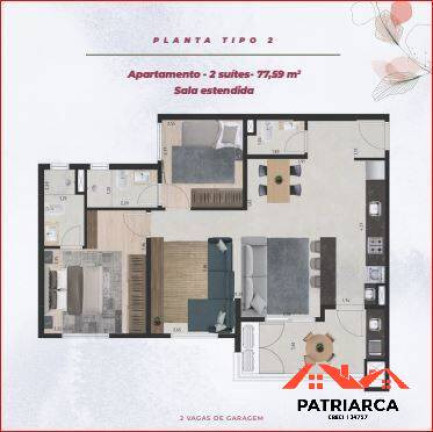 Imagem Apartamento com 2 Quartos à Venda, 67 m² em Vila João Jorge - Campinas