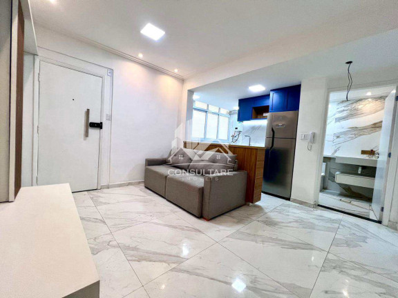 Apartamento com 2 Quartos à Venda, 65 m² em Pompéia - Santos