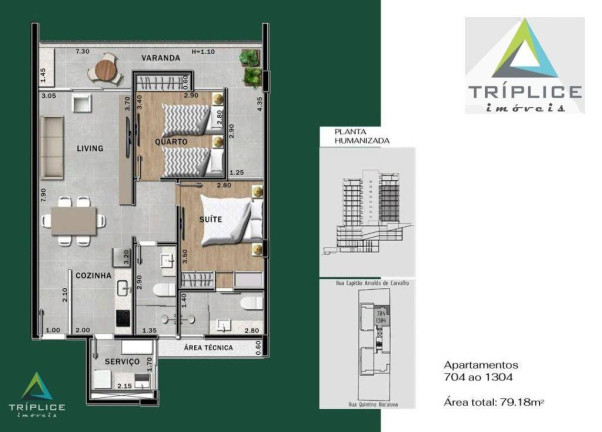 Imagem Apartamento com 2 Quartos à Venda, 79 m² em Jardim Glória - Juiz De Fora