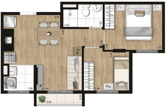 Imagem Apartamento com 2 Quartos à Venda, 42 m² em Freguesia Do ó - São Paulo Imagem Apartamento com 2 Quartos à Venda, 42 m² em Freguesia Do ó - São Paulo