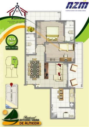 Imagem Apartamento com 2 Quartos à Venda, 76 m² em Ocian - Praia Grande Imagem Apartamento com 2 Quartos à Venda, 76 m² em Ocian - Praia Grande