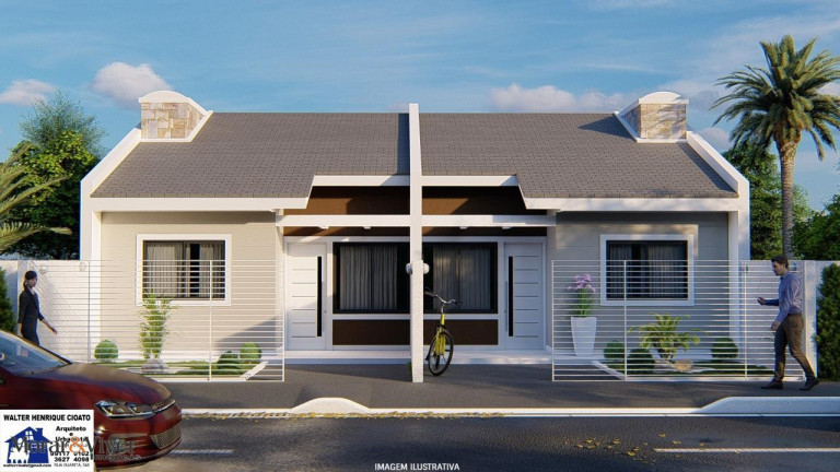 Casa com 3 Quartos à Venda, 55 m² em Santa Terezinha - Fazenda Rio Grande