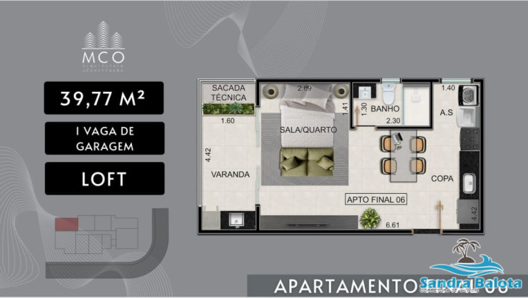 Imagem Apartamento com 1 Quarto à Venda, 35 m² em Silop - Ubatuba Imagem Apartamento com 1 Quarto à Venda, 35 m² em Silop - Ubatuba
