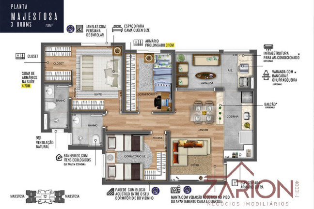Imagem Apartamento com 3 Quartos à Venda, 55 m² em Vila Industrial - São José Dos Campos Imagem Apartamento com 3 Quartos à Venda, 55 m² em Vila Industrial - São José Dos Campos
