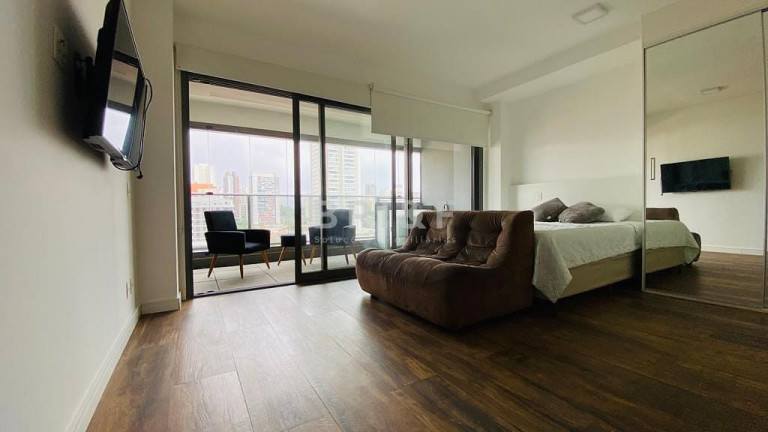 Imagem Apartamento com 1 Quarto para Alugar, 43 m² em Brooklin - São Paulo Imagem Apartamento com 1 Quarto para Alugar, 43 m² em Brooklin - São Paulo