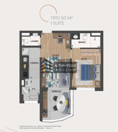 Imagem Apartamento com 1 Quarto à Venda, 50 m² em Brooklin - São Paulo Imagem Apartamento com 1 Quarto à Venda, 50 m² em Brooklin - São Paulo