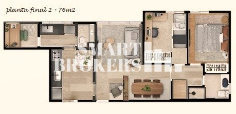 Imagem Apartamento com 2 Quartos à Venda, 76 m² em Paraíso - São Paulo