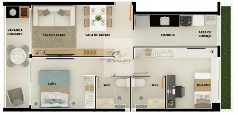 Imagem Apartamento com 2 Quartos à Venda, 77 m² em Manaíra - João Pessoa