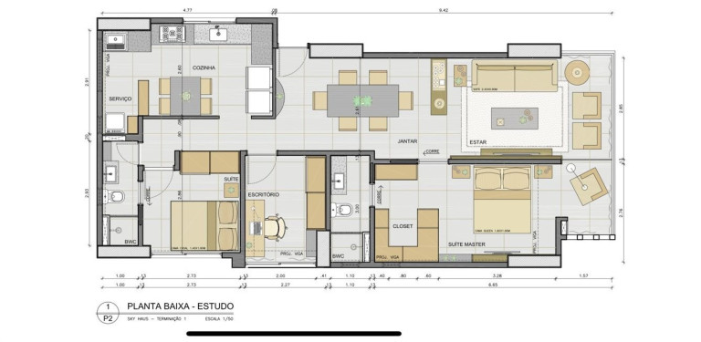Imagem Apartamento com 3 Quartos à Venda, 90 m² em Manaíra - João Pessoa
