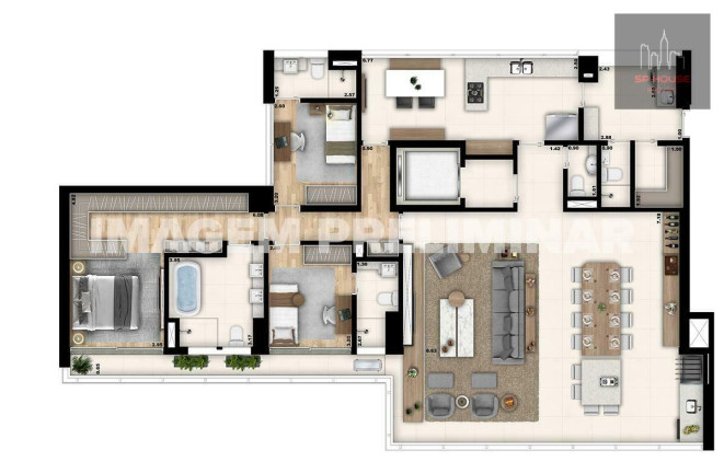Imagem Apartamento com 3 Quartos à Venda, 184 m² em Vila Romana - São Paulo Imagem Apartamento com 3 Quartos à Venda, 184 m² em Vila Romana - São Paulo