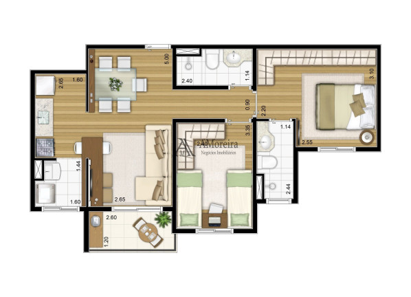 Imagem Imóvel com 2 Quartos à Venda, 57 m² em Jardim Torres De São José - Jundiaí Imagem Imóvel com 2 Quartos à Venda, 57 m² em Jardim Torres De São José - Jundiaí