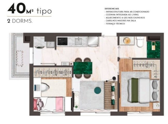 Imagem Studio com 1 Quarto à Venda, 27 m² em Chácara Klabin - São Paulo Imagem Studio com 1 Quarto à Venda, 27 m² em Chácara Klabin - São Paulo