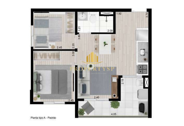 Imagem Apartamento com 2 Quartos à Venda, 43 m² em Vila Dos Remédios - São Paulo Imagem Apartamento com 2 Quartos à Venda, 43 m² em Vila Dos Remédios - São Paulo