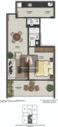 Imagem Imóvel com 2 Quartos à Venda,  em Braga - Cabo Frio