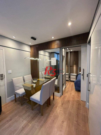 Imagem Apartamento com 1 Quarto para Alugar, 42 m² em Gonzaga - Santos Imagem Apartamento com 1 Quarto para Alugar, 42 m² em Gonzaga - Santos