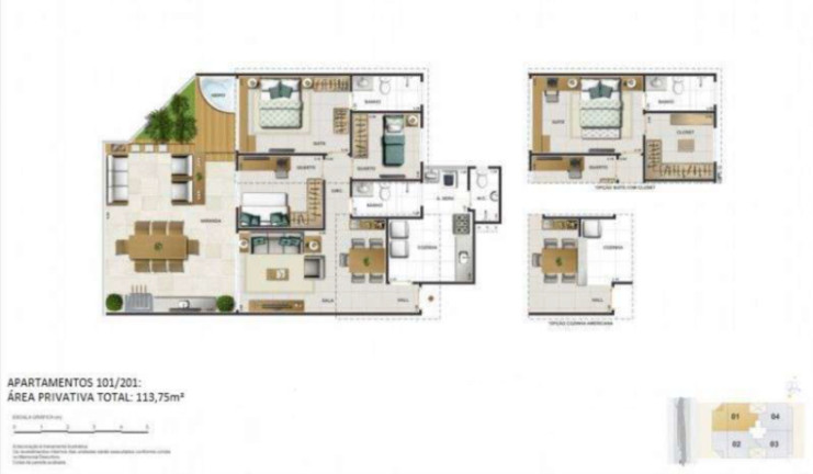 Imagem Imóvel com 3 Quartos à Venda, 86 m² em Recreio Dos Bandeirantes - Rio De Janeiro