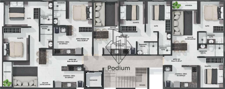 Imagem Imóvel com 2 Quartos à Venda, 105 m² em Bessa - João Pessoa Imagem Imóvel com 2 Quartos à Venda, 105 m² em Bessa - João Pessoa
