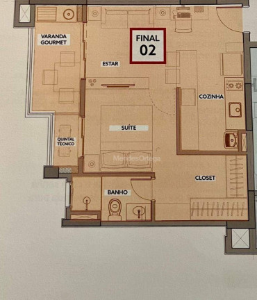 Imagem Apartamento com 1 Quarto à Venda, 47 m² em Parque Campolim - Sorocaba