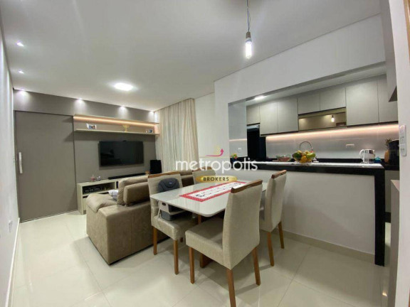 Apartamento com 3 Quartos à Venda, 84 m² em Utinga - Santo André