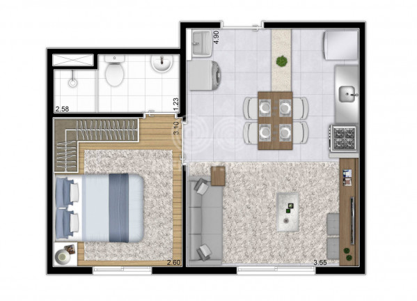 Imagem Apartamento com 1 Quarto à Venda, 27 m² em Jardim Marajoara - São Paulo Imagem Apartamento com 1 Quarto à Venda, 27 m² em Jardim Marajoara - São Paulo