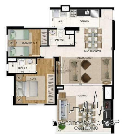 Imagem Apartamento com 3 Quartos à Venda, 85 m² em Vila Bertioga - São Paulo Imagem Apartamento com 3 Quartos à Venda, 85 m² em Vila Bertioga - São Paulo