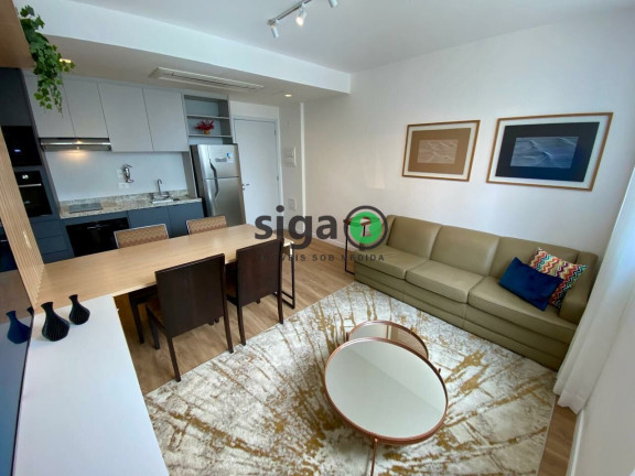 Imagem Apartamento com 1 Quarto para Alugar, 38 m² em Brooklin - São Paulo Imagem Apartamento com 1 Quarto para Alugar, 38 m² em Brooklin - São Paulo