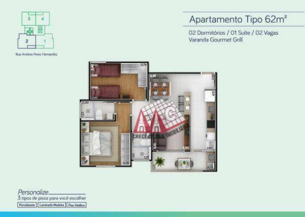 Imagem Apartamento com 2 Quartos à Venda, 65 m² em Condomínio Le Monde Campolim - Sorocaba