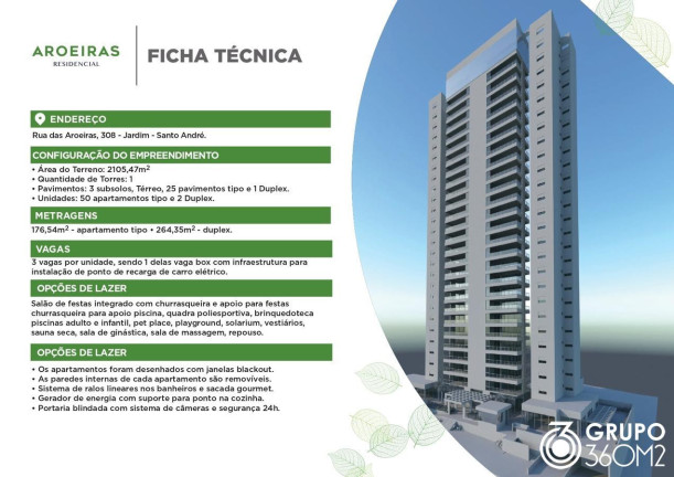 Imagem Apartamento com 3 Quartos à Venda, 177 m² em Jardim - Santo André Imagem Apartamento com 3 Quartos à Venda, 177 m² em Jardim - Santo André
