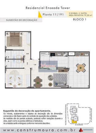 Imagem Apartamento com 2 Quartos à Venda, 79 m² em Enseada - Guarujá