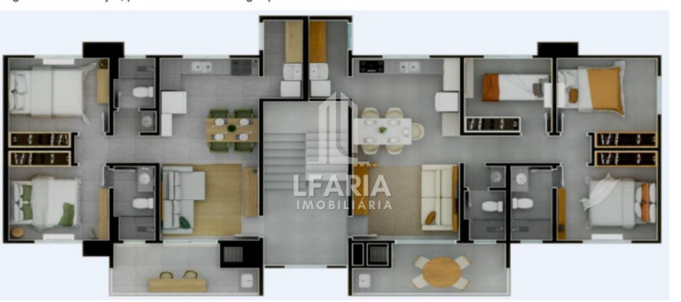 Imagem Apartamento com 2 Quartos à Venda, 75 m² em Paese - Itapoá