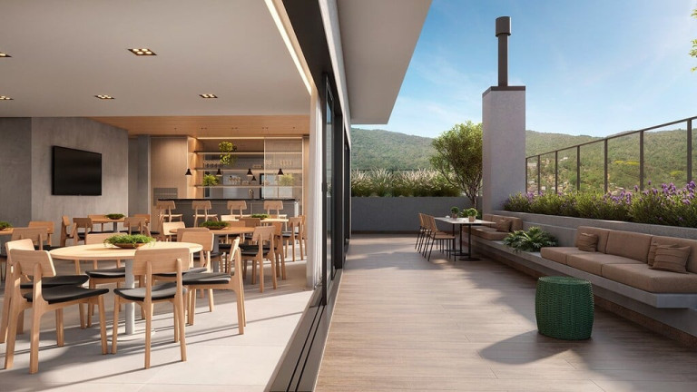 Imagem Apartamento com 1 Quarto à Venda, 62 m² em Saco Grande - Florianópolis