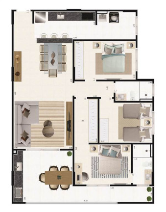 Imagem Apartamento com 2 Quartos à Venda, 77 m² em Centro - Mongagua Imagem Apartamento com 2 Quartos à Venda, 77 m² em Centro - Mongagua
