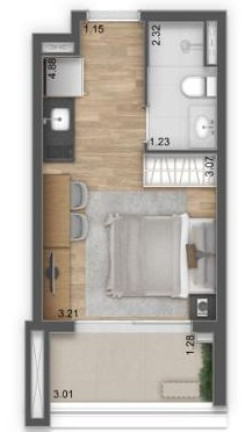 Imagem Apartamento à Venda, 24 m² em Vila Firmiano Pinto - São Paulo Imagem Apartamento à Venda, 24 m² em Vila Firmiano Pinto - São Paulo