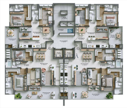 Imagem Apartamento com 3 Quartos à Venda, 107 m² em Fazenda - Itajaí