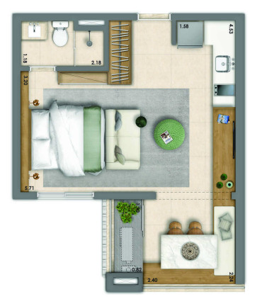Imagem Apartamento com 2 Quartos à Venda, 61 m² em Vila Mariana - São Paulo