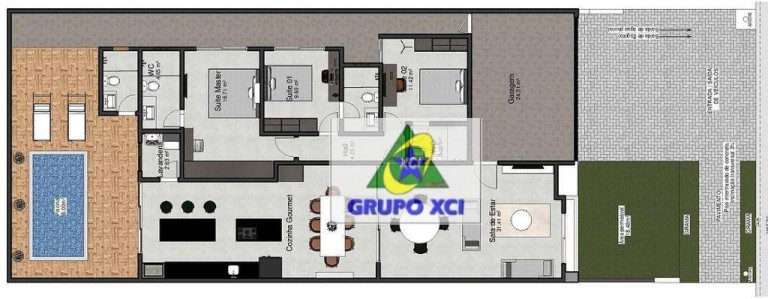 Imagem Casa com 3 Quartos à Venda, 178 m² em Parque Brasil 500 - Paulínia Imagem Casa com 3 Quartos à Venda, 178 m² em Parque Brasil 500 - Paulínia