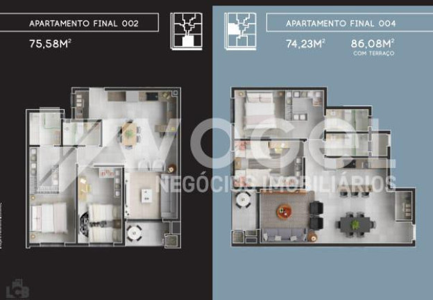 Imagem Apartamento com 2 Quartos à Venda, 93 m² em Vila Nova - Novo Hamburgo Imagem Apartamento com 2 Quartos à Venda, 93 m² em Vila Nova - Novo Hamburgo