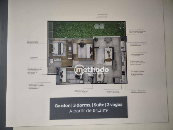 Imagem Apartamento com 2 Quartos à Venda, 56 m² em Parque Gabriel - Hortolândia