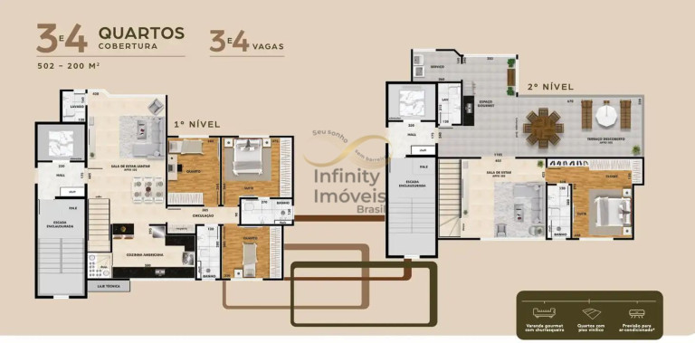 Imagem Apartamento com 3 Quartos à Venda, 140 m² em Santa Lúcia - Belo Horizonte Imagem Apartamento com 3 Quartos à Venda, 140 m² em Santa Lúcia - Belo Horizonte