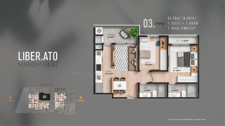 Imagem Apartamento com 2 Quartos à Venda, 67 m² em São Judas - Itajaí