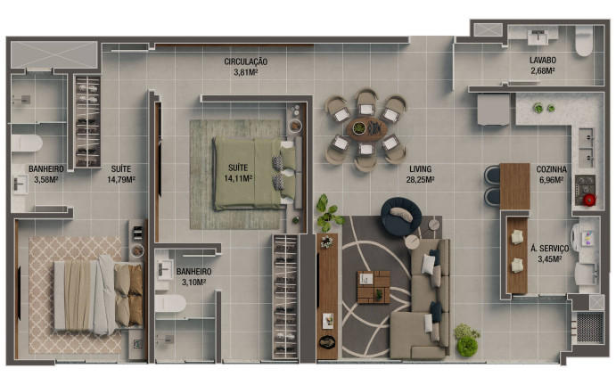Imagem Apartamento com 2 Quartos à Venda, 116 m² em Meia Praia - Itapema Imagem Apartamento com 2 Quartos à Venda, 116 m² em Meia Praia - Itapema