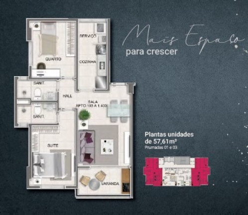 Imagem Apartamento com 2 Quartos à Venda, 57 m² em Costa Azul - Salvador Imagem Apartamento com 2 Quartos à Venda, 57 m² em Costa Azul - Salvador