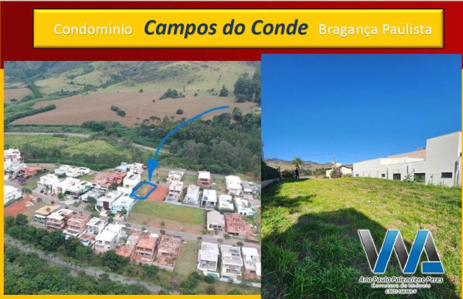 Imagem Terreno em Condomínio à Venda, 477 m² em Condomínio Residencial Campos Do Conde - Bragança Paulista