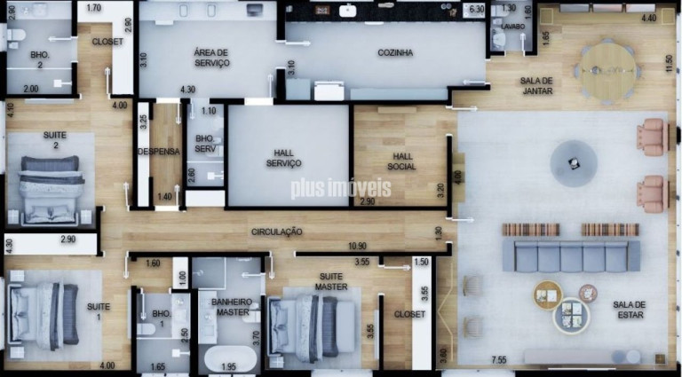 Imagem Apartamento com 3 Quartos à Venda, 285 m² em Consolação - São Paulo Imagem Apartamento com 3 Quartos à Venda, 285 m² em Consolação - São Paulo