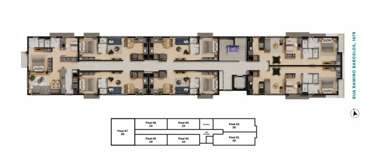 Imagem Apartamento com 1 Quarto à Venda, 34 m² em Bom Fim - Porto Alegre