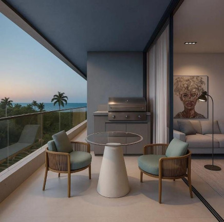 Imagem Apartamento com 1 Quarto à Venda, 29 m² em Ponta De Campina - Cabedelo