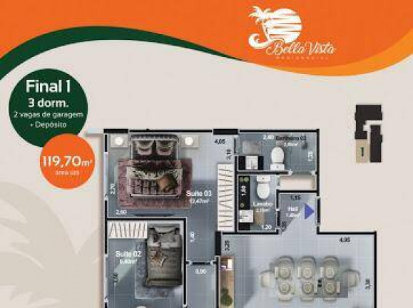Imagem Apartamento com 2 Quartos à Venda, 71 m² em Centro - Itanhaém