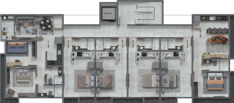 Imagem Flat com 1 Quarto à Venda, 24 m² em Intermares - Cabedelo Imagem Flat com 1 Quarto à Venda, 24 m² em Intermares - Cabedelo
