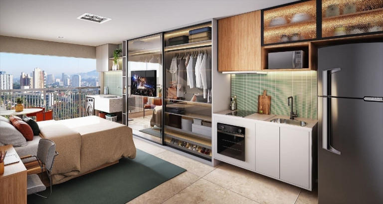 Imagem Studio com 1 Quarto à Venda, 26 m² em Vila Madalena - São Paulo