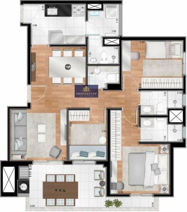 Imagem Apartamento com 3 Quartos à Venda, 88 m² em Barra Funda - São Paulo Imagem Apartamento com 3 Quartos à Venda, 88 m² em Barra Funda - São Paulo